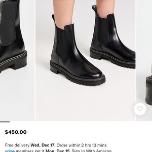 STAUD Black Ankle Boots